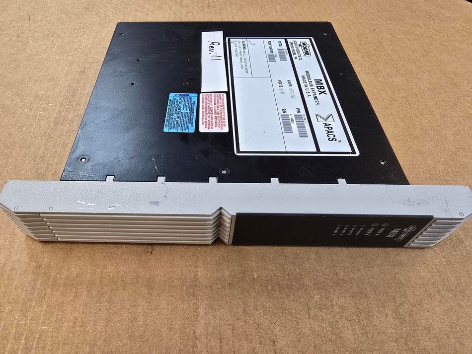 MOORE 39MBXNAN APACS, REV: 11, MBX MODULBUS EXPANDER, 24VDC 0.57A MAX (Used)