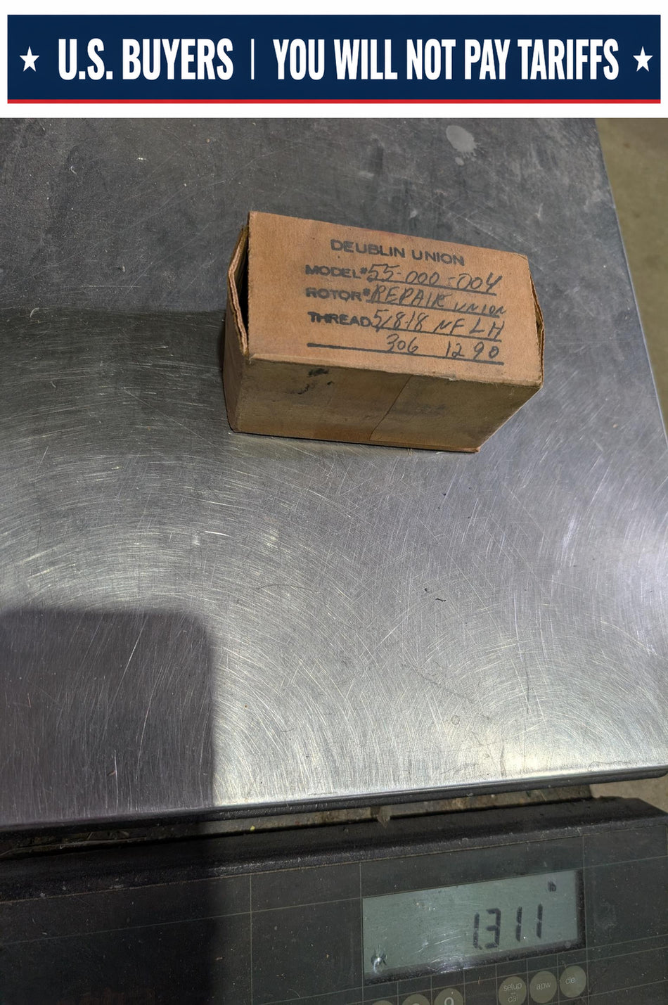 Deublin Union 55-000-004 - 5/8 Inch NFT LH Rotary Joint