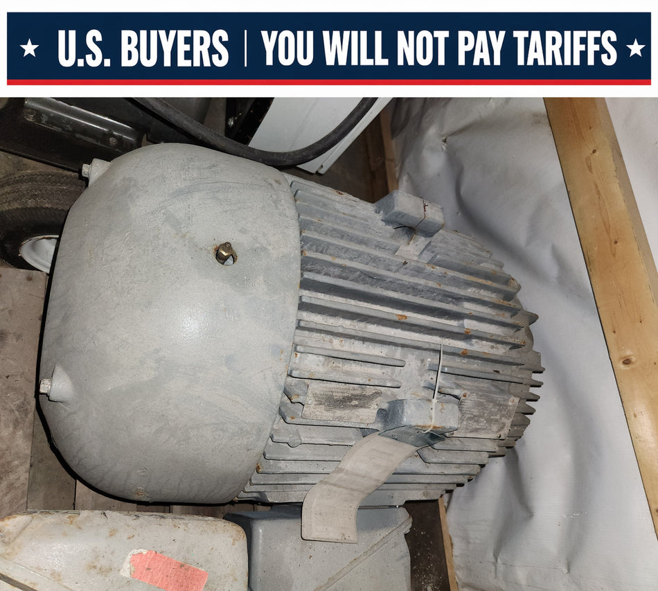 75 HP GE Electric Motor - 575v - 1785 RPM - FR 365T