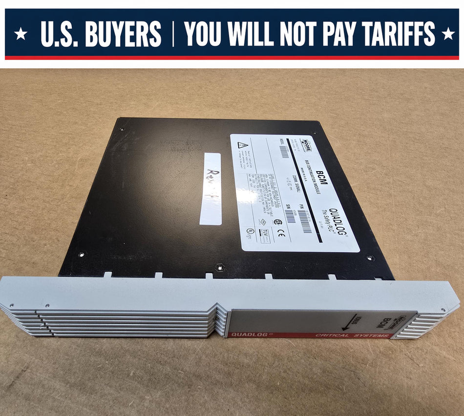 MOORE QLBCMNBN QUADLOG, REV: 4, BCM BUS CONTINUATION MODULE, P/N: 16197-81/4 (Used)