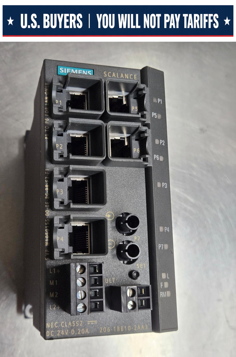 Siemens Simatic Net Ethernet 6 Port Switch - Scalance X206-1