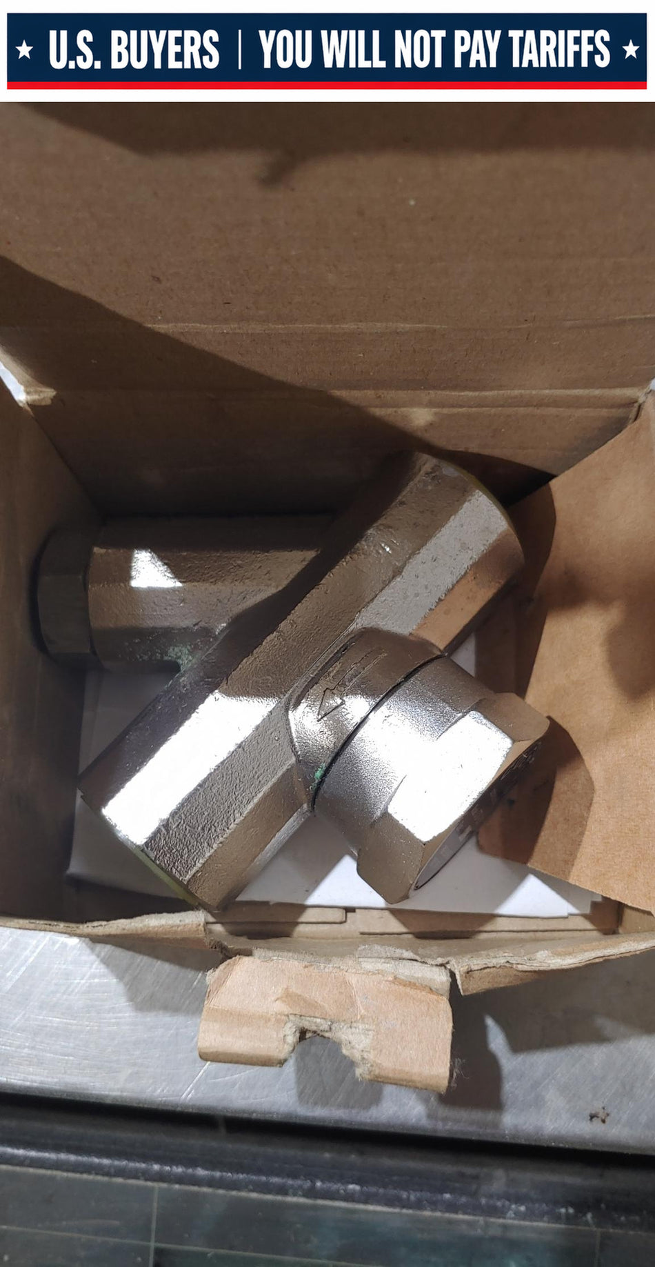 Colton 3/4" CTD-600Y Stainless Steel Thermodynamic Steam Trap With Integral Strainer ASTM A743