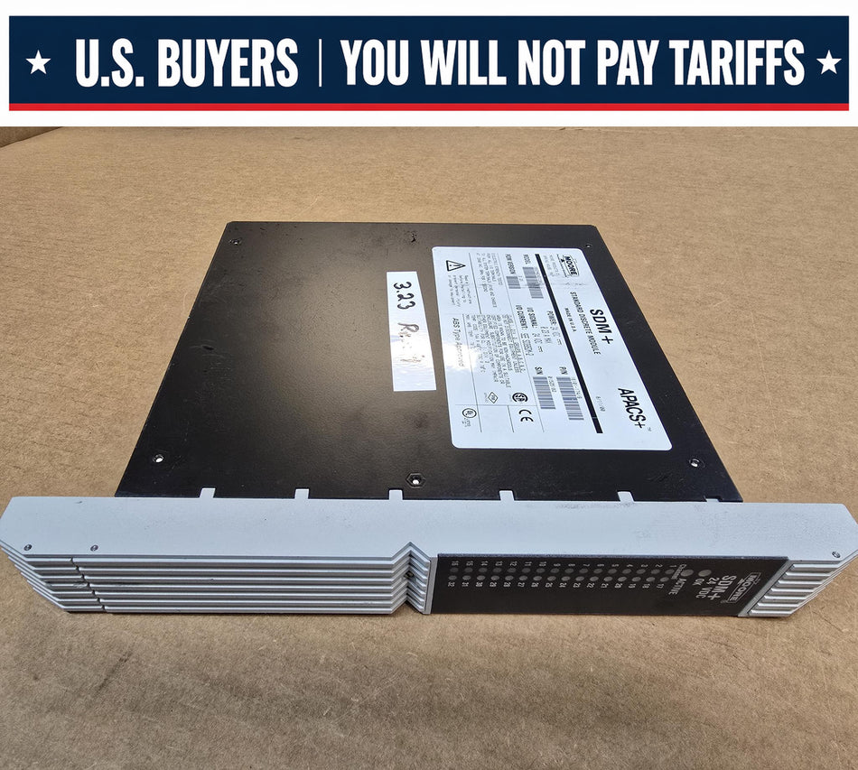 MOORE 39SDM024DCCBN APACS+, ROM:3.23, REV:9, SDM+ STANDARD DISCRETE MODULE, 24VDC P/N: 16101-174/9  (Used)