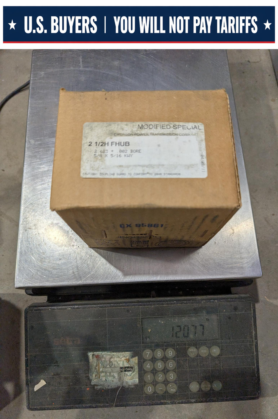 KOP-FLEX Emerson 2 1/2H FHUB - 2.623 Bore - Modified Special - NEW