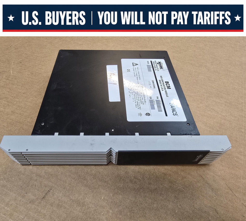 MOORE QLBCMNBN QUADLOG, REV: 1, BCM BUS CONTINUATION MODULE, P/N: 16197-61/1 (Used)