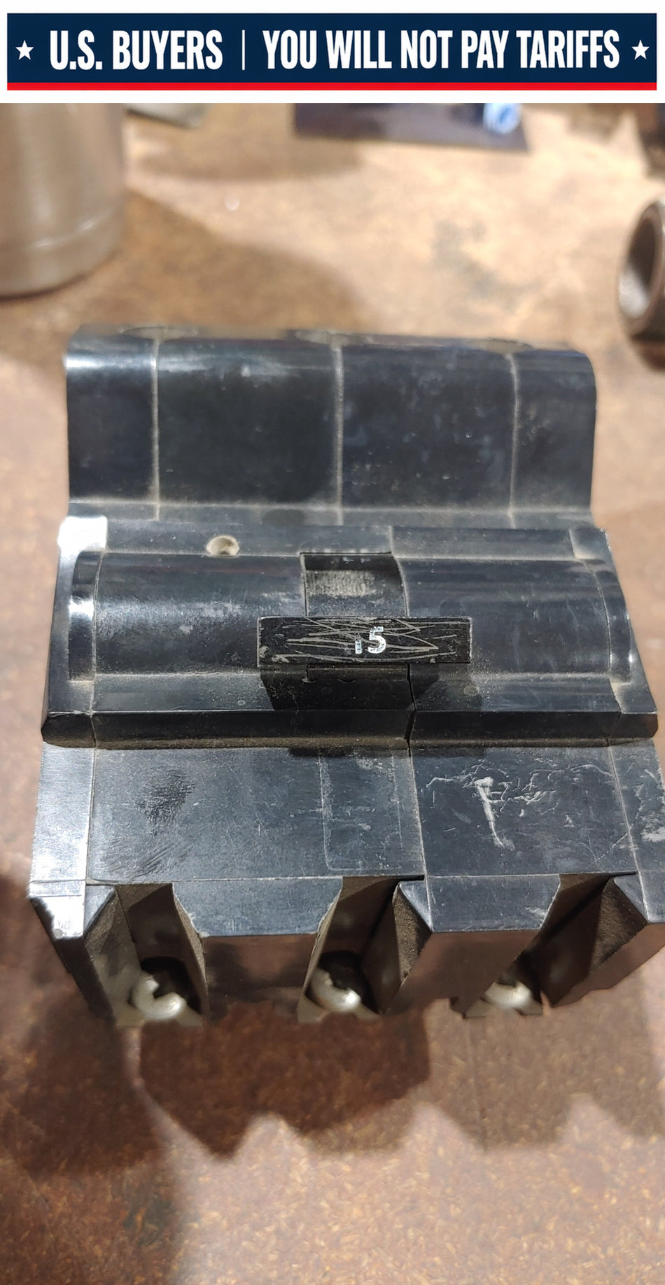 FEDDERAL PIONEER 15A TYPE NA or NB BREAKER"USED"