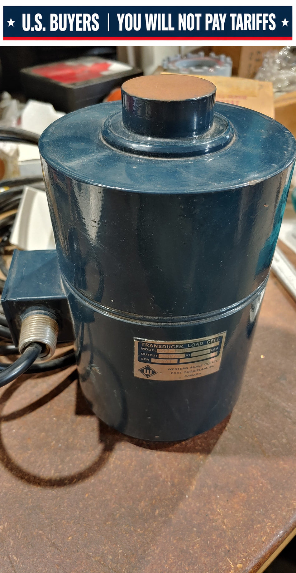 Western Scale Co C93-100K 100000lb Load Cell