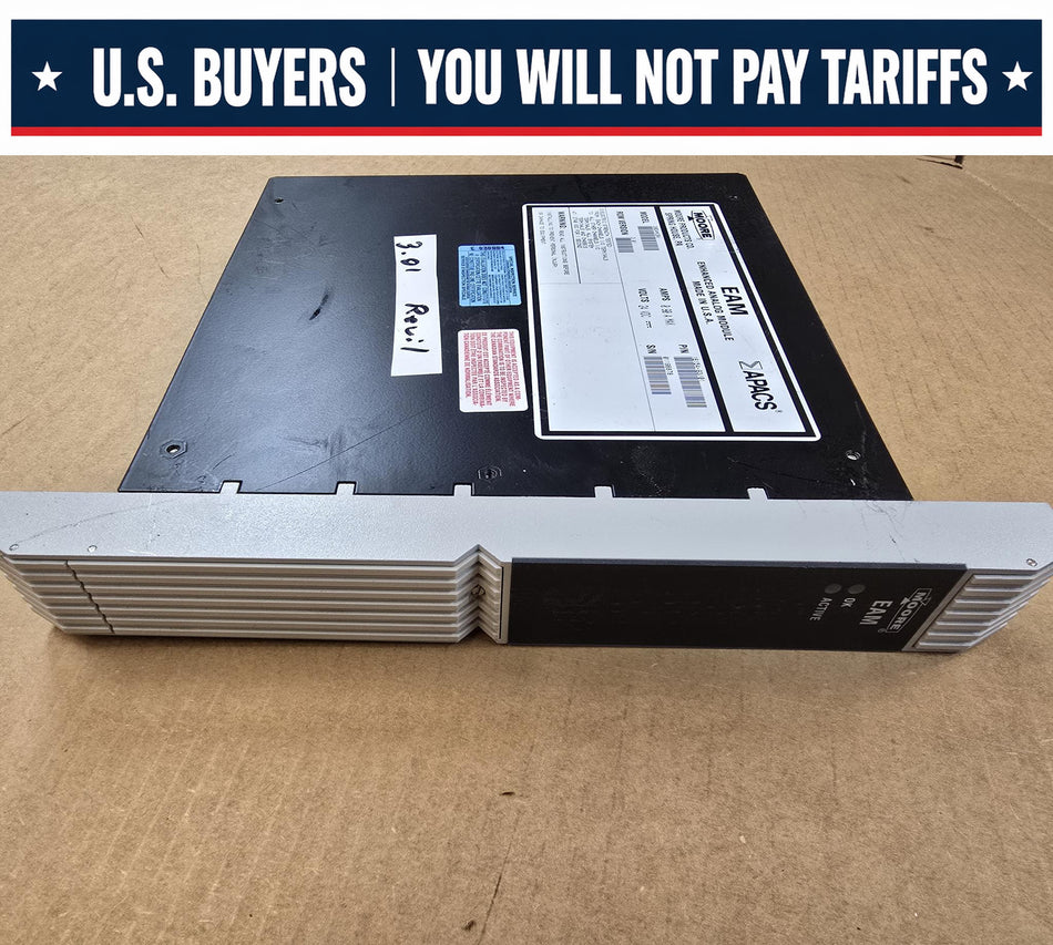 MOORE 39EAMCBN APACS, ROM:3.01, REV:1, EAM ENHANCED ANALOG MODULE, 24VDC, P/N: 16154-93/01  (Used)