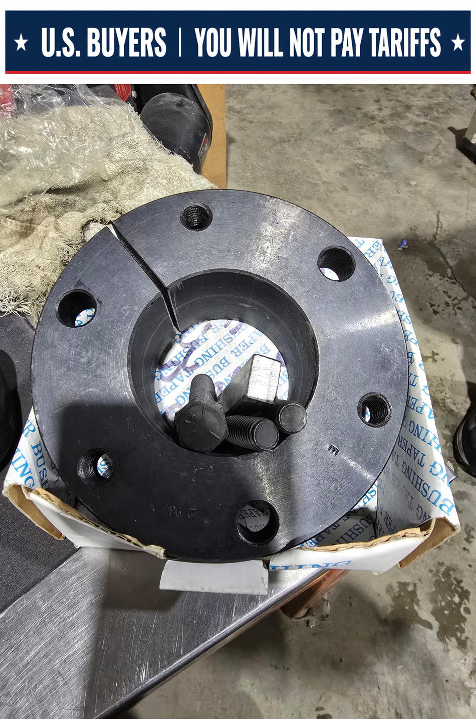E 2-15/16" Taper Bushing -|New