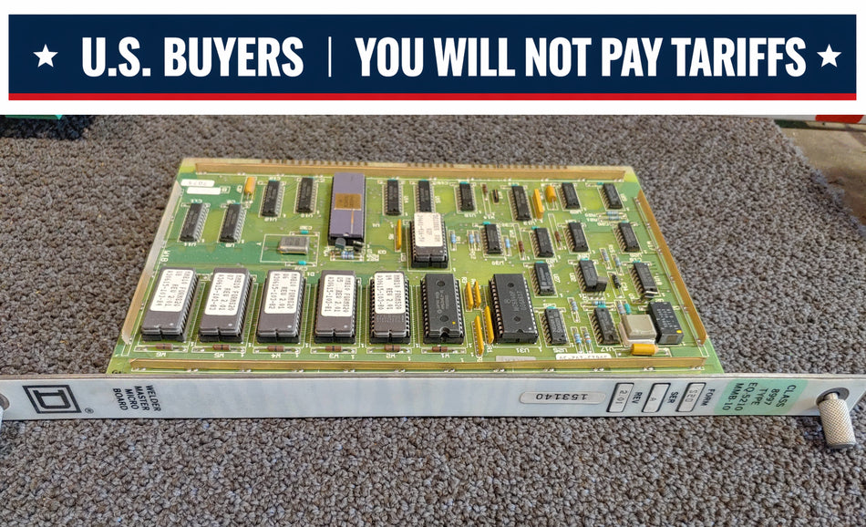 Square D Class 8997 Type EQ-5210 MMB-10 Form:S20 Ser:A Rev 2.01 Welder Master Micro Board