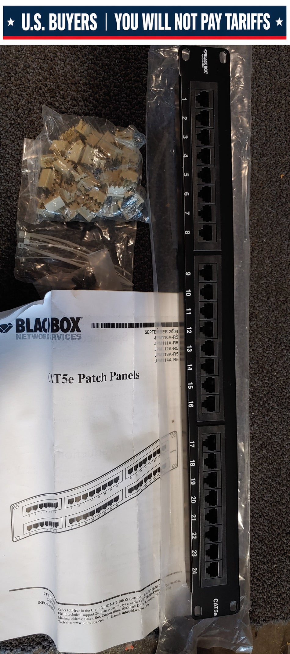 Black Box JPM111A-R5 - BLACK BOX CORP JPM111A-R5 CAT5E - 1078591