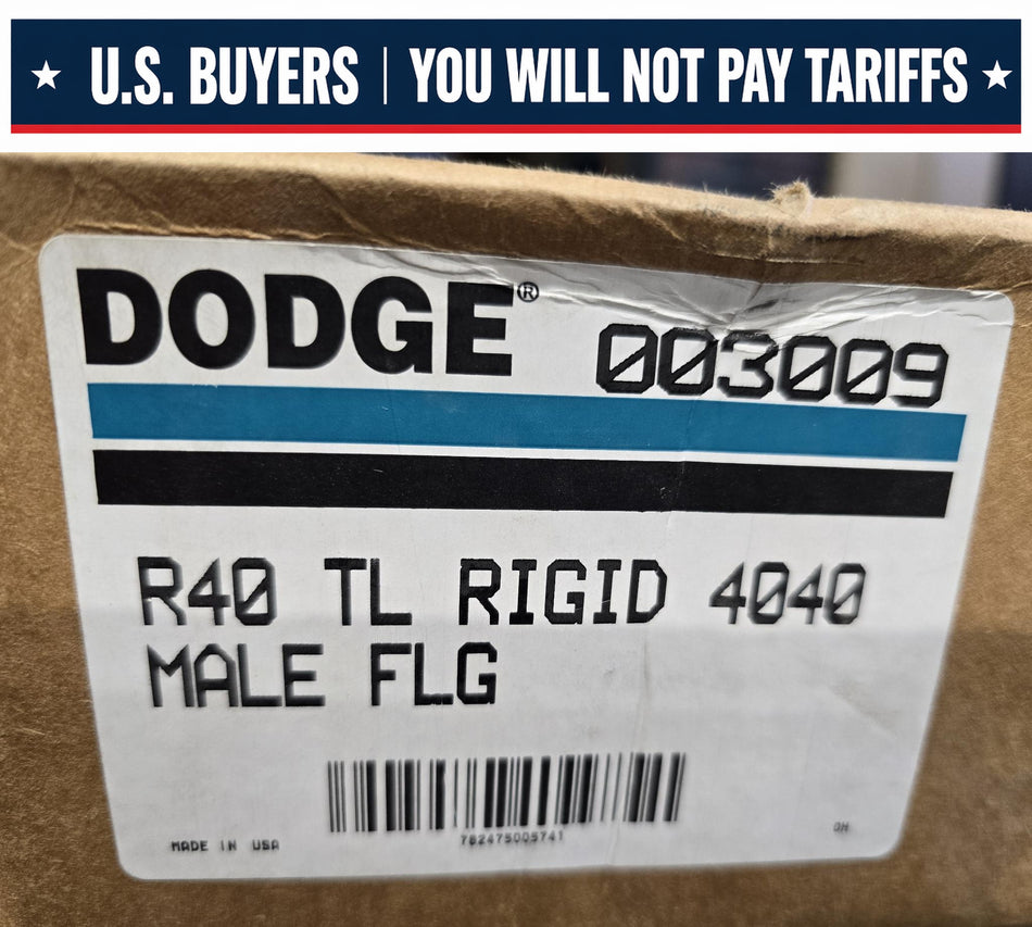 DODGE R40 TL RIGID 4040 MALE COUPLING HUB FLG, 003009