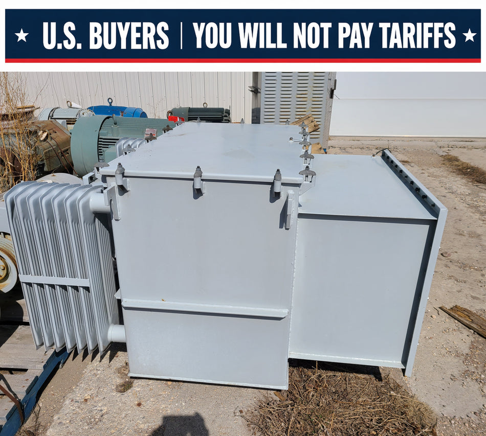 Moloney 300 KVA ONAN oil filled transformer, HV 25KV to 480Y/277v