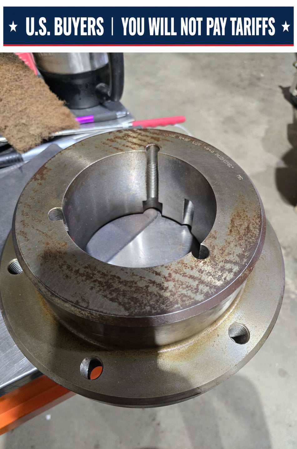 DODGE R40 TL RIGID 4040 FEMALE COUPLING HUB FLG, 11.75" OD SHAFT HUB,003010
