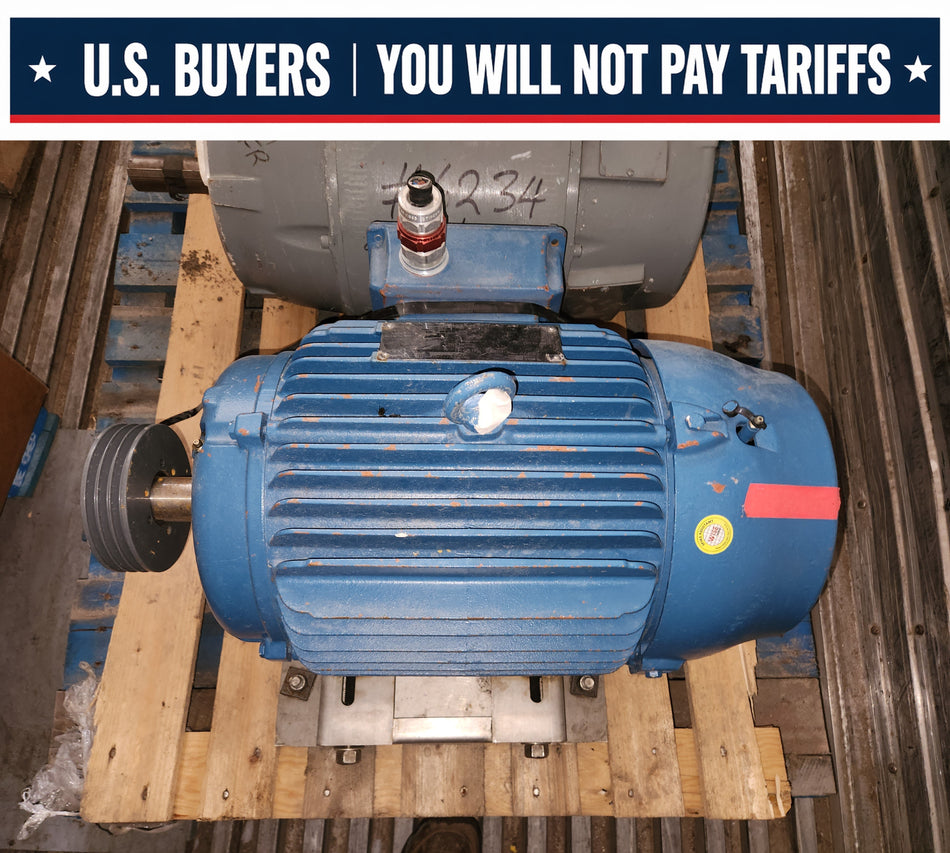 WEG Electric Motor 1042073143, 15 HP, 575v, 1765 RPM, FR 254/6T, PH: 3