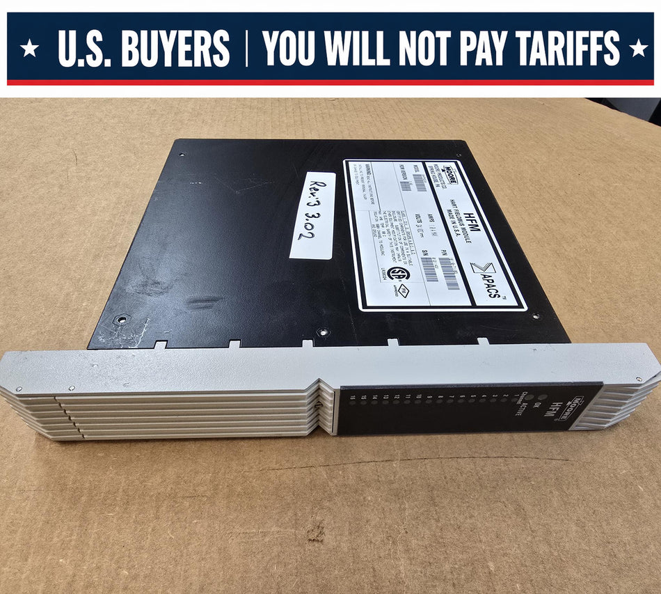 MOORE 39HFM2CAN APACS,ROM: 3.02, REV: 3, HFM HART FIELDBUS MODULE, 24VDC, 4-20mA (Used)
