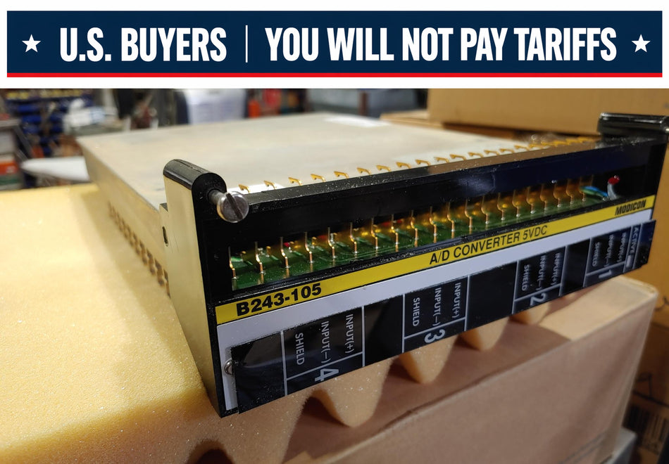 Modicon Schneider AS-B243-105 A/D Converter 5 VDC B243-105