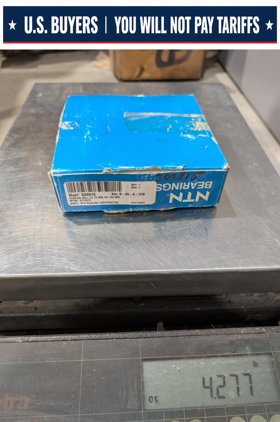 NTN Angular Contact Ball Bearing - 5215SC3 - NEW