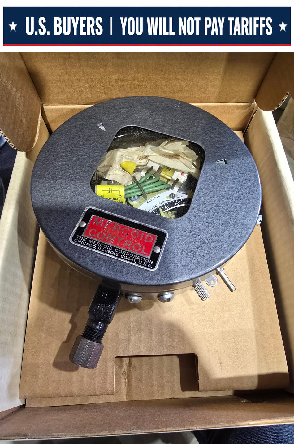 DWYER MERCOID CONTROL DR-21-152U-R26S PRESSURE SWITCH
