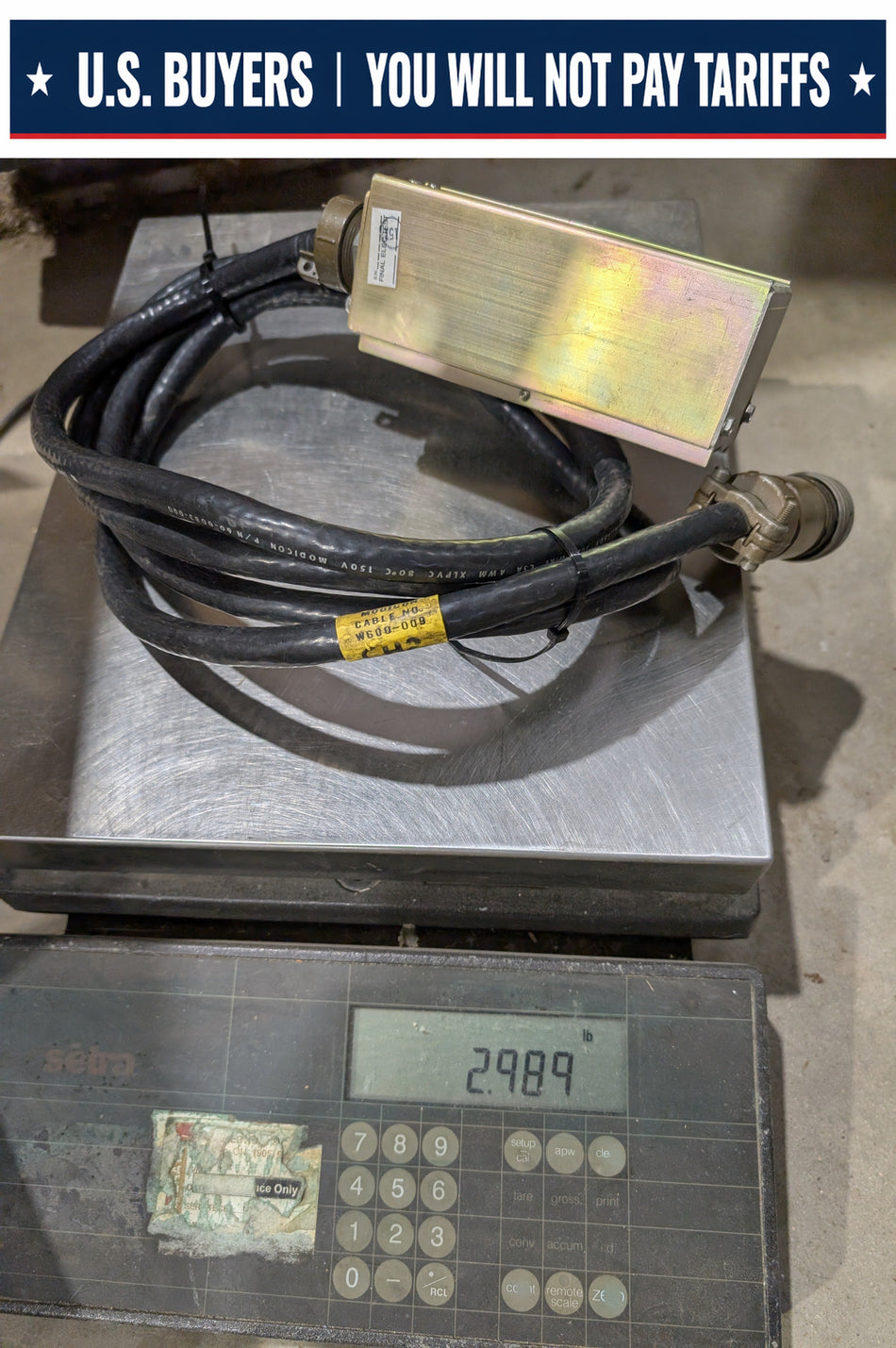 Modicon Cable CPU to One - ASW600009 - 9 ft length