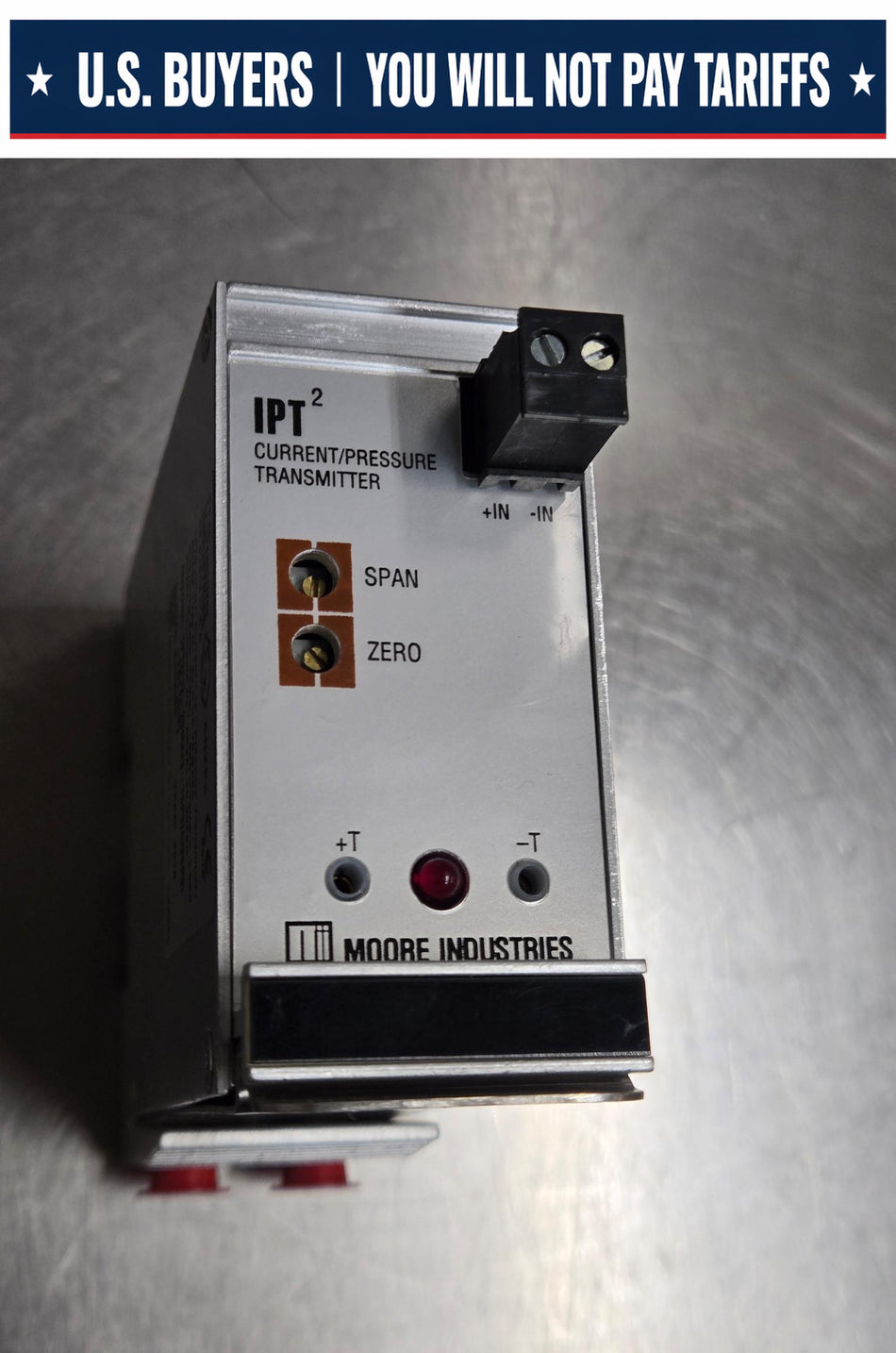 Moore Current-to-Pressure (I/P) Transmitter IPT2/12-20MA/3-15PSIG/20PSI-FA1
