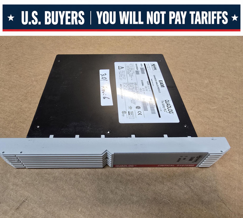 MOORE QLEAMBBN QUADLOG, ROM:3.01, REV:6, EAM ENHANCED ANALOG MODULE, 24VDC, P/N: 16154-104/6  (Used)