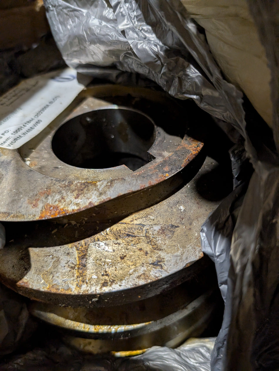 FL Smidth Worm Gear 1000141844, Spiral Worm 7-1/8" OD