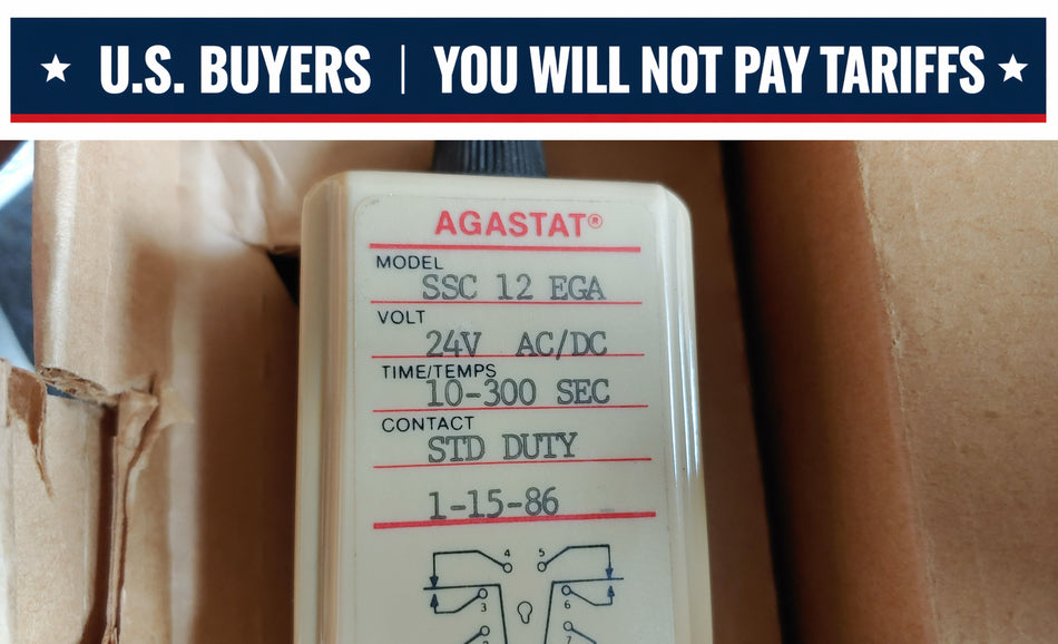 Agastat SSC 12 EGA 10-300Sec  24V AC/DC 8 Pin Octal