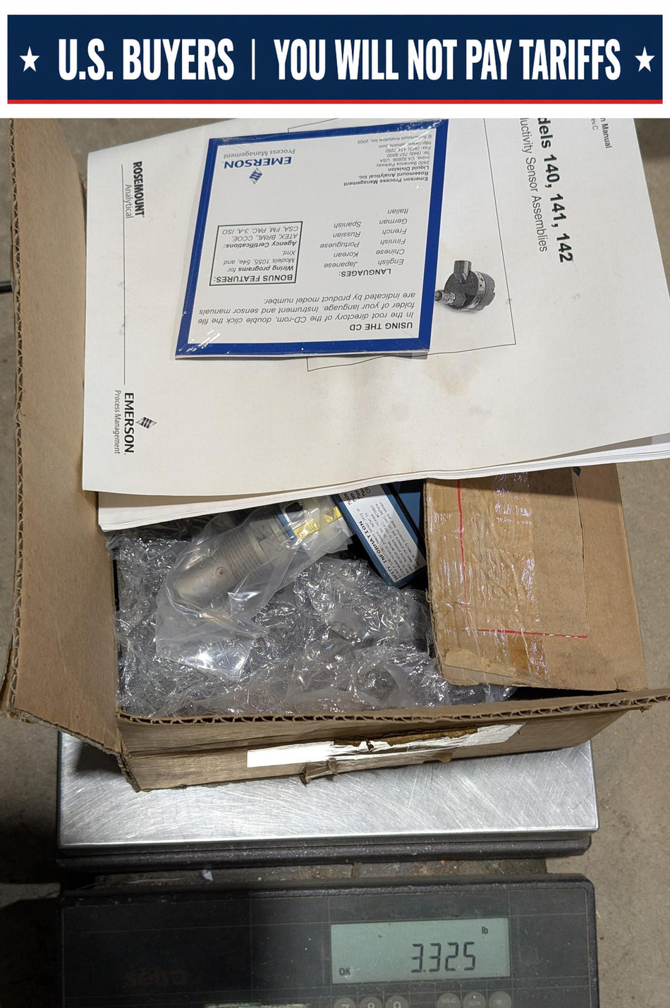 Rosemount Conductivity Transmitter 0141-06-13-54 - RTD PT100