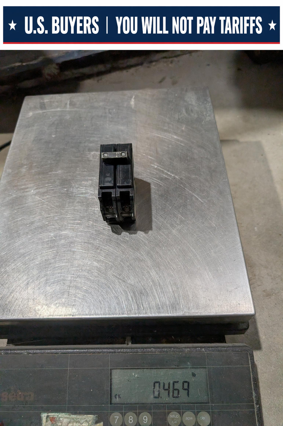Cutler Hammer 15 Amp TYPE QBH Circuit Breaker Bolt-In - 15 Amp - 2 Pole - 240 Volt