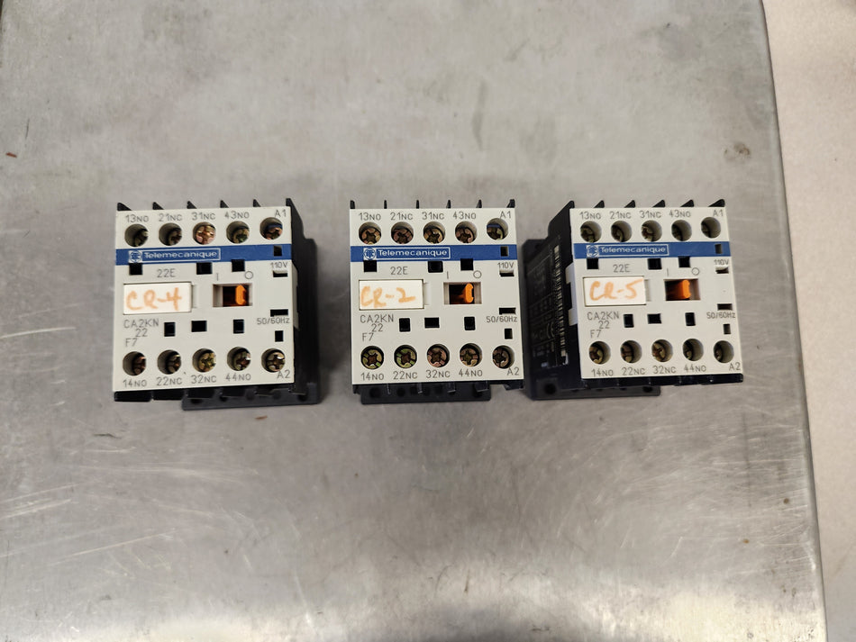 Telemecanique CA2KN22 22E Control Relay 110V Coil 10Amp