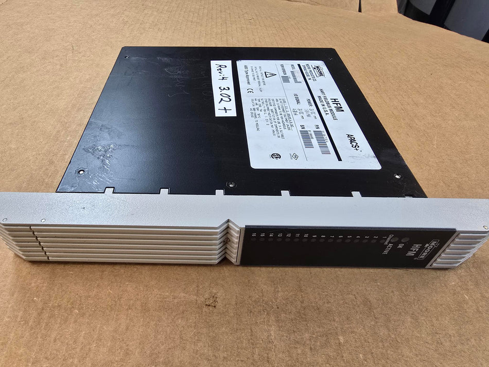 MOORE 39HFM2CAN APACS+,ROM: 3.02, REV: 4, HFM HART FIELDBUS MODULE, 24VDC, 4-20mA (Used)