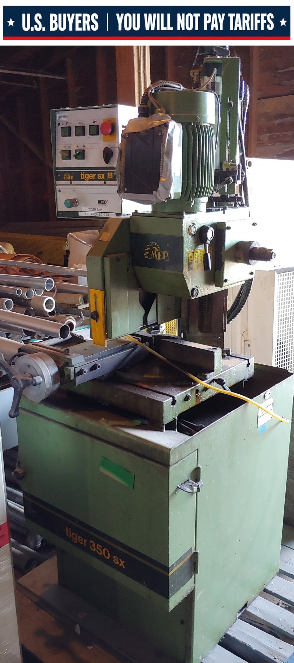 MEP Tiger 350 SX Vertical Cold Cut Saw