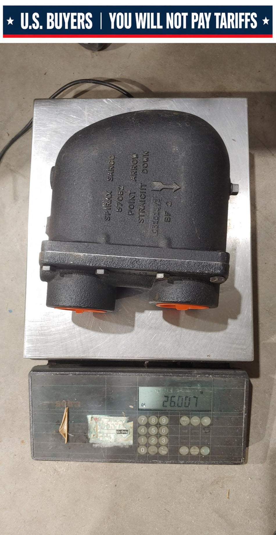 Spirax Sarco FT Series Float & Thermostatic Steam Trap 57063 15 psi