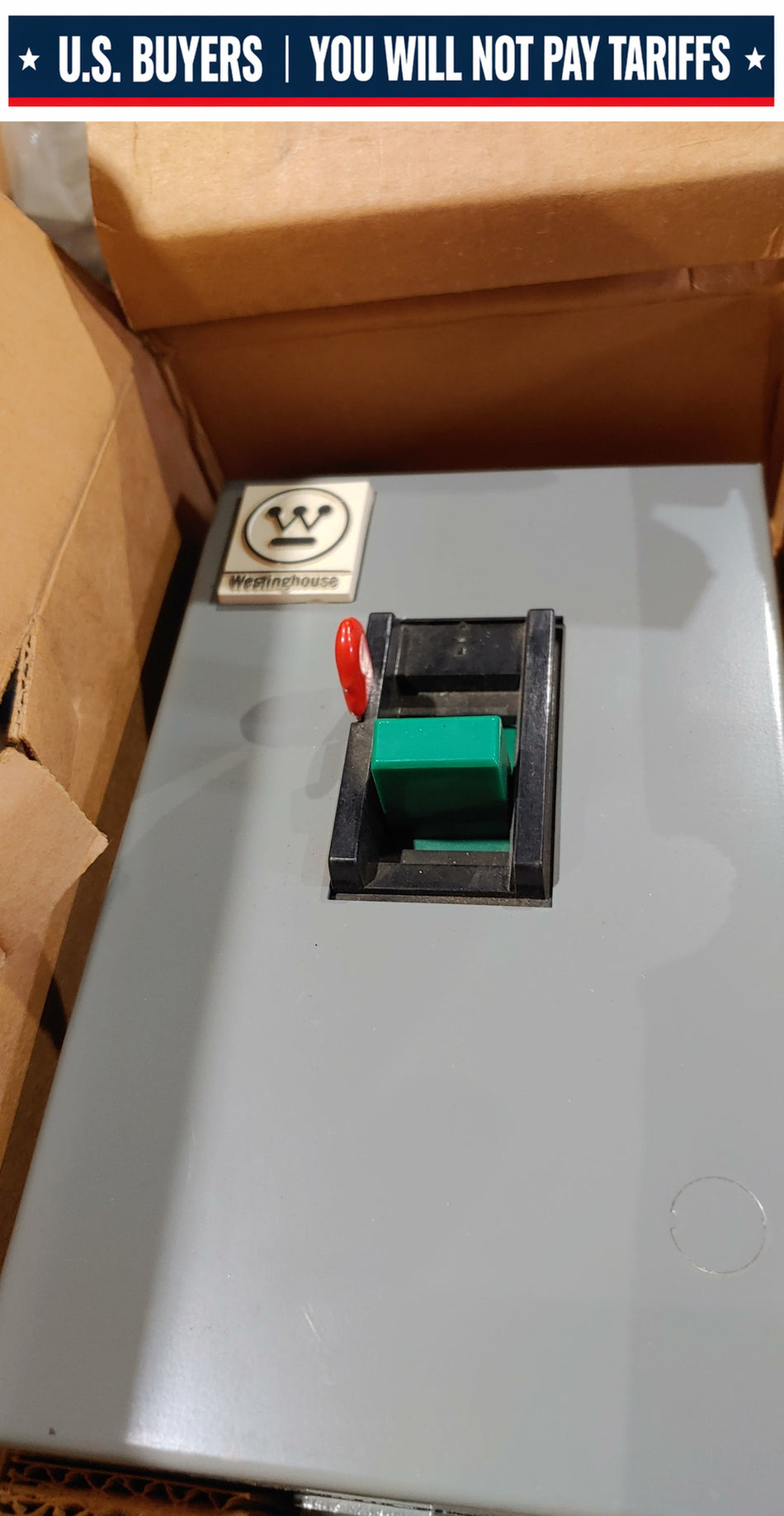 WESTINGHOUSE B100SIB MANUAL MOTOR STARTER 115/230VAC 2-3HP 1PH STYLE: 2603D68G17