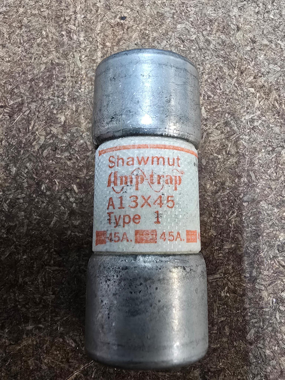 FERRAZ SHAWMUT A13X45, 45AMP 130V TYPE J FUSE