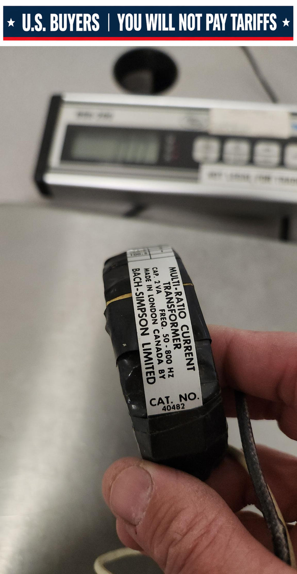 Bach Simpson 40482 Multi Ratio Current Transformer 2VA - Used