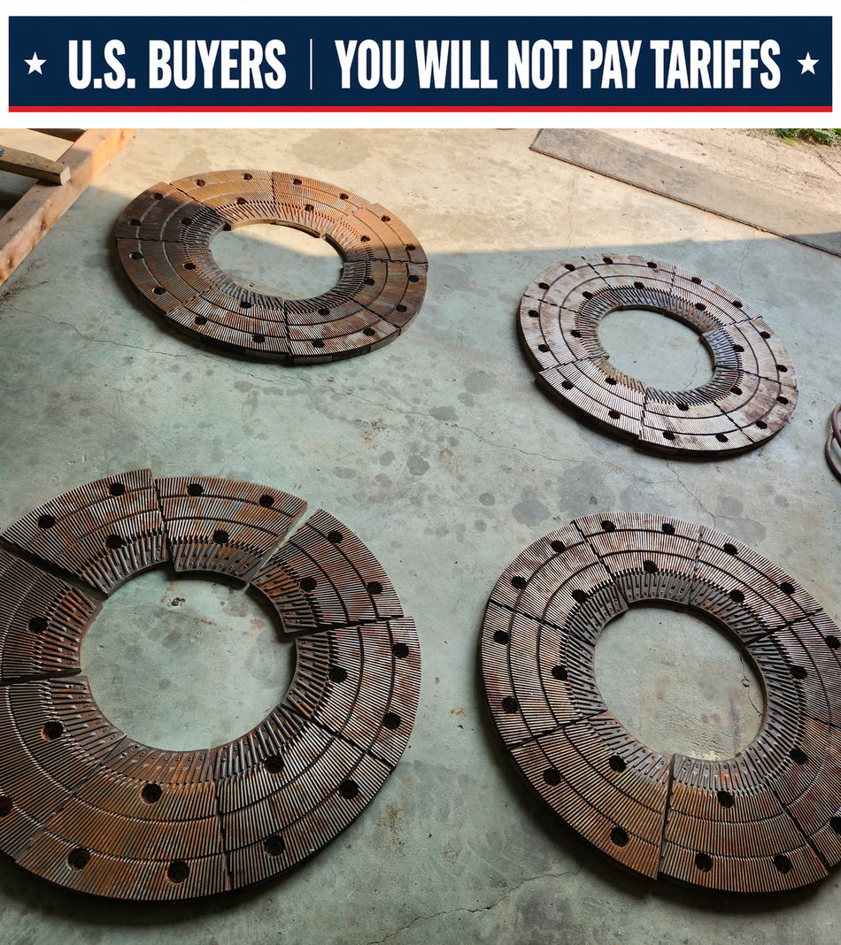 Andritz TwinFlo Refiner replacement plates - Full Set