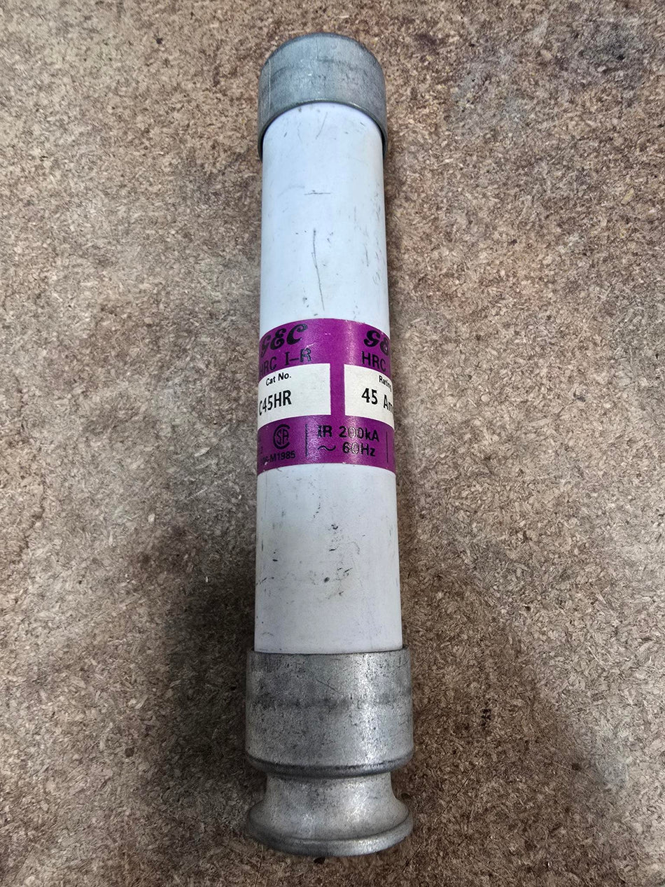 GEC C45HR, 45AMP 600V FUSE