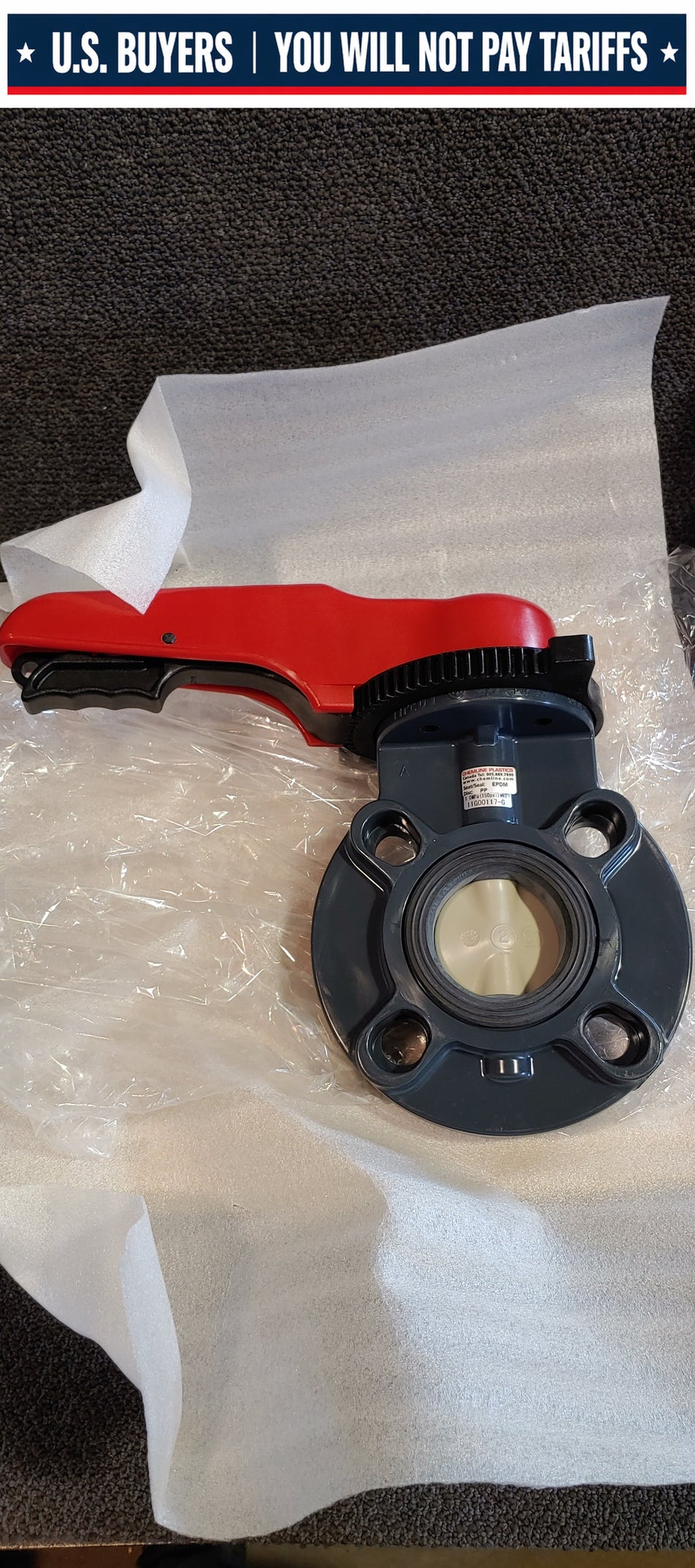 Asahi Chemline 2" Butterfly valve 57A020BEL-A Wafer ANSI