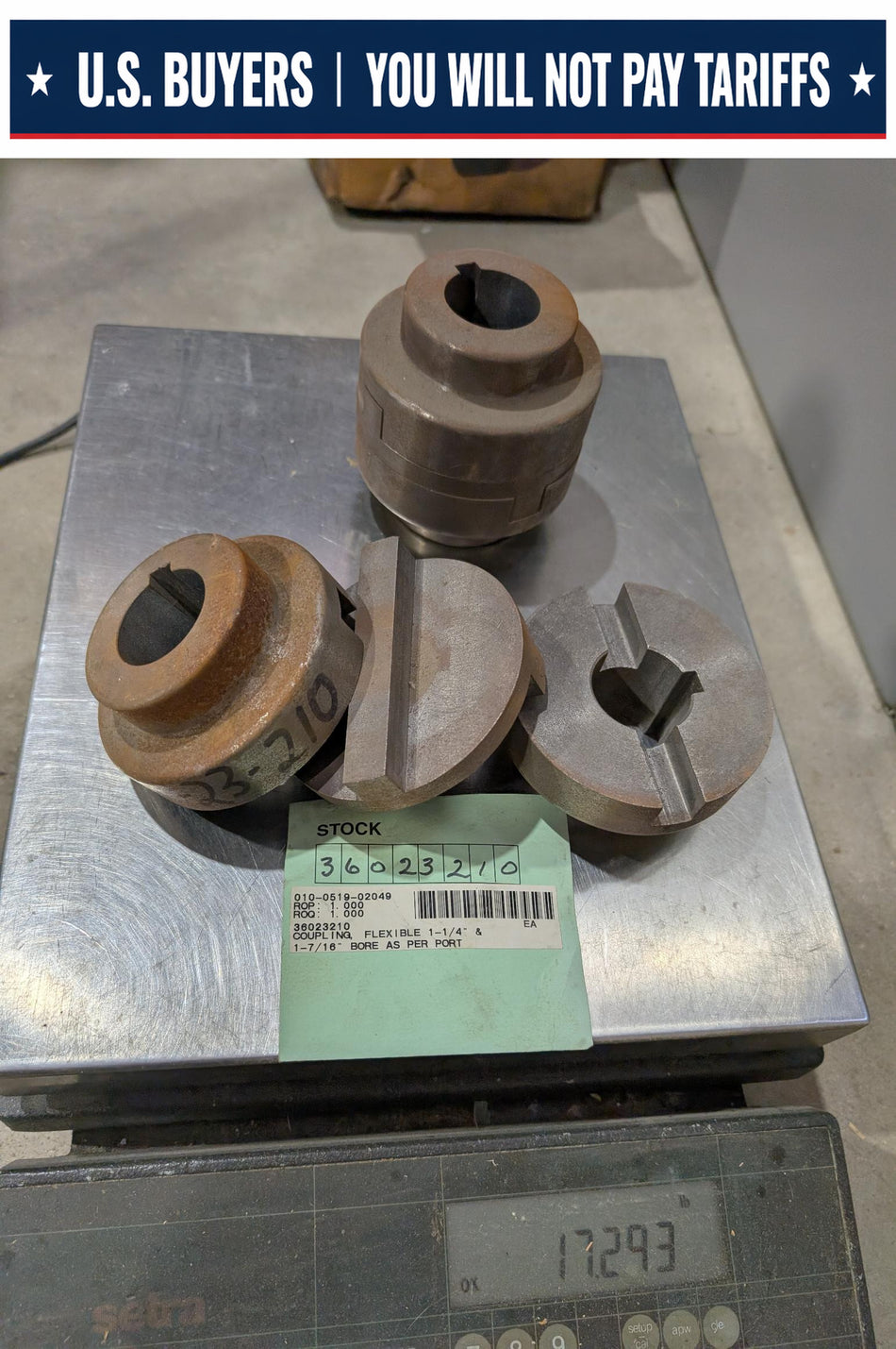 Coupling Flex  1-1/4 Inch x 1-7/16 Inch