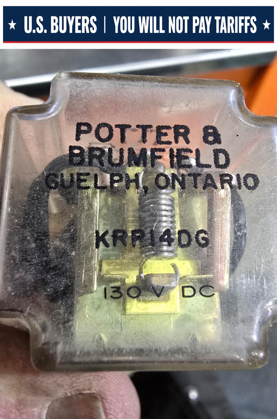 POTTER BRUMFIELD KRP14DG 120V COIL 11 PIN  (LOT OF 5 USED)
