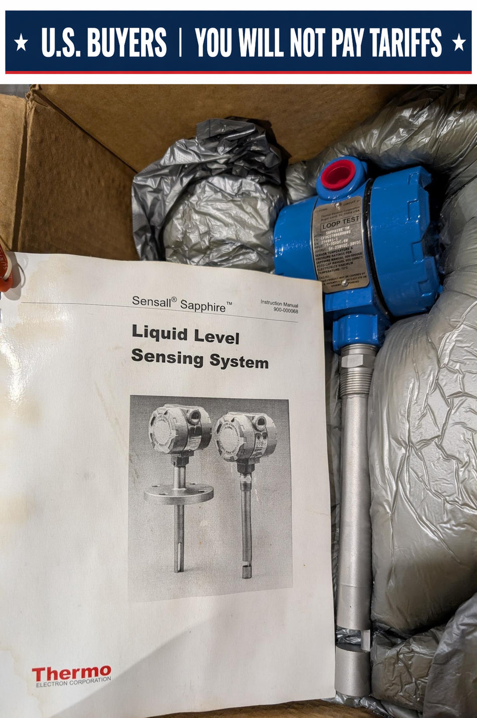 Rosemount Thermo Sensall Sapphire Liquid Level Sensor - CF0GST0060N00S