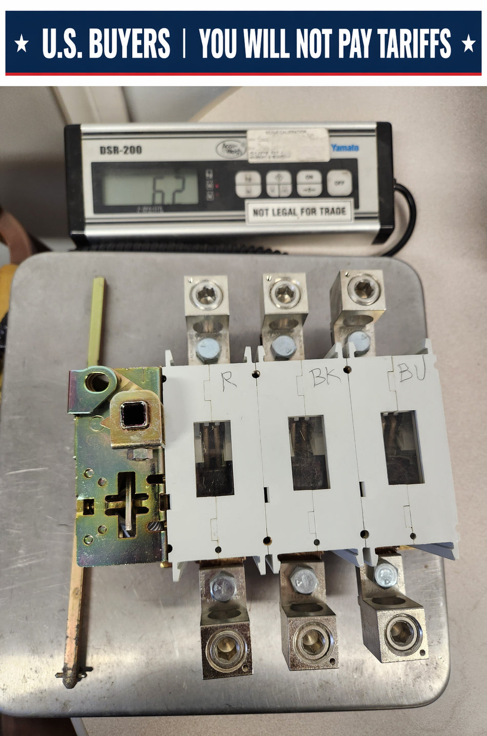 ABB OETLNF175, DISCONNECT SWITCH, 175AMP, 3PHASE, 600V, 100HP