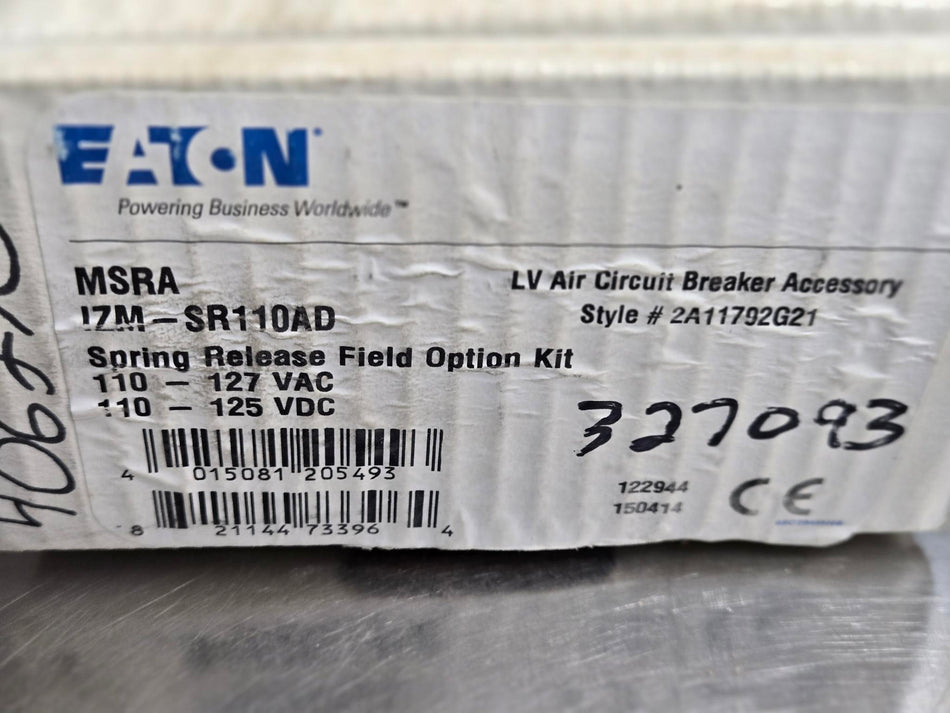 Eaton MSRA IZM-SR110AD Spring Release Field Option Kit LV Air- 2A11792G21