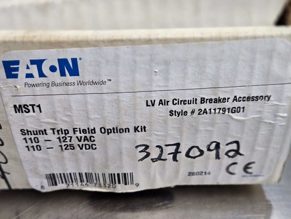 Eaton MST1 Shunt Trip Field Option Kit LV Air- 2A11791G01