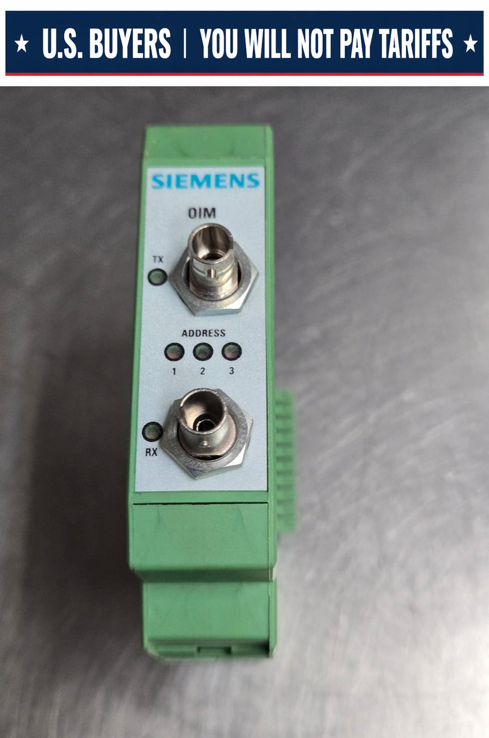 Siemens Moore APACS+ QUADLOG FIBER OPTICS OIM 16804-43