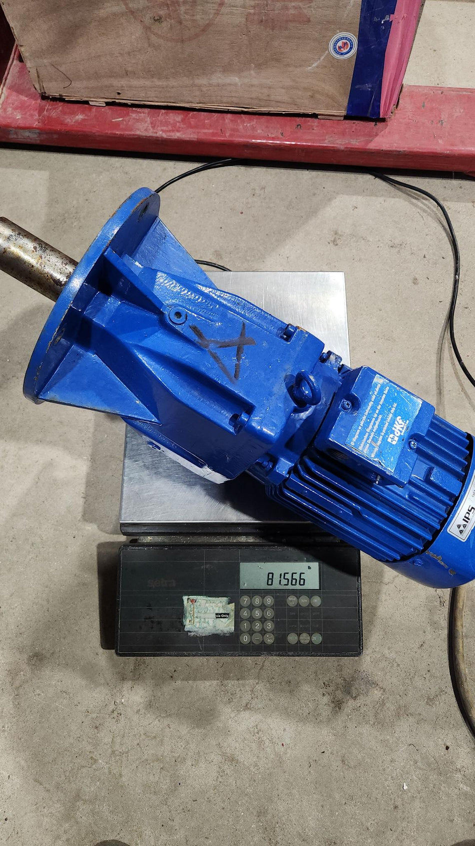 JKF Gearbox with Motor - No Tags on Unit