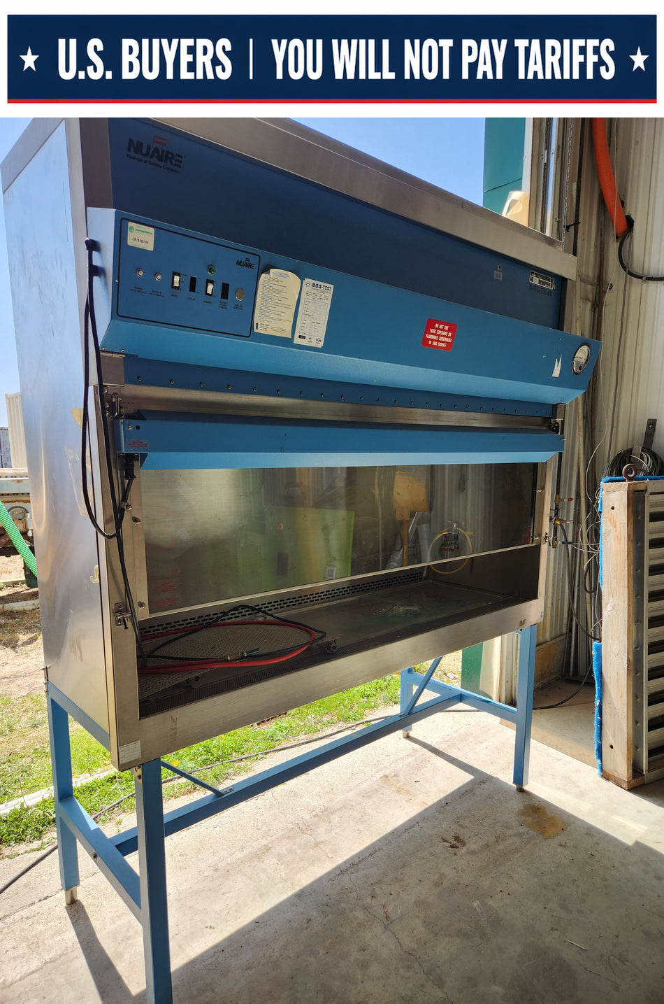 Nuaire Laminar Flow Laboratory Hood - NU-425-600, Class 2, Type A/B3, 72" Long
