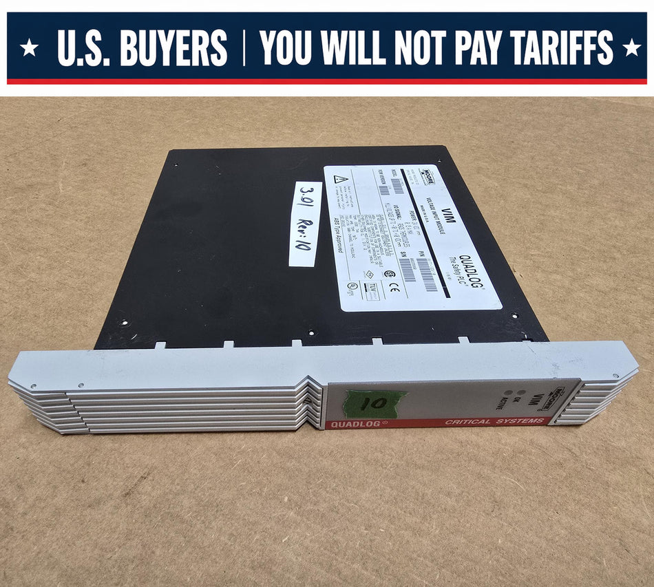 MOORE QLVIMBCN QUADLOG,ROM: 3.01, REV: 10, VIM VOLTAGE INPUT MODULE, P/N: 16171-123/10 (Used)
